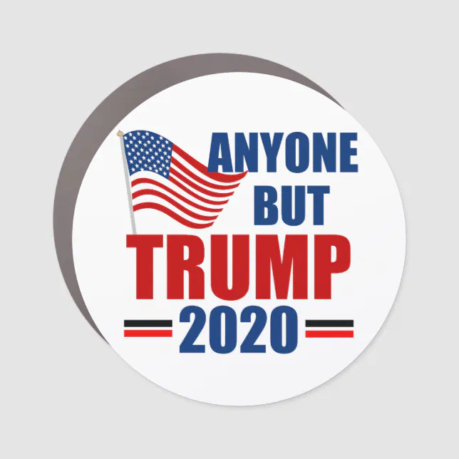 Anyone But Trump 2020 Election Car Magnet | Zazzle