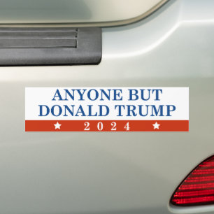 Anyone But Trump 2024 Bumper Sticker