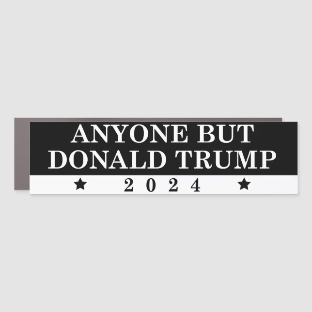 Anyone But Trump 2024 Car Magnet (Front)