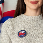 Anyone But Trump 2024 Funny Political Blue Button<br><div class="desc">Vote for anyone but Trump in the 2024 election to stay patriotic. Republicans and Democrats need to unite against Donald Trump and vote for Joe Biden so we can keep America safe. American flag on a political humor button with anti Trump message.</div>