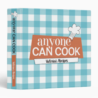 Anyone Can Cook 3 Ring Binder