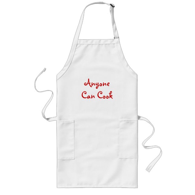Anyone Can Cook Long Apron (Front)