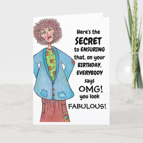 ANYONE of a Certain Age Funnny Birthday  Card
