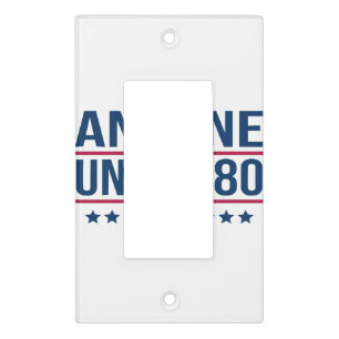 Anyone Under 80 2024 Funny President Election Vote Light Switch Cover