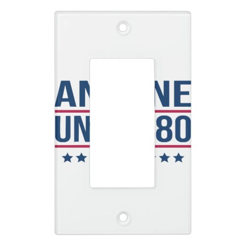 Anyone Under 80 2024 Funny President Election Vote Light Switch Cover