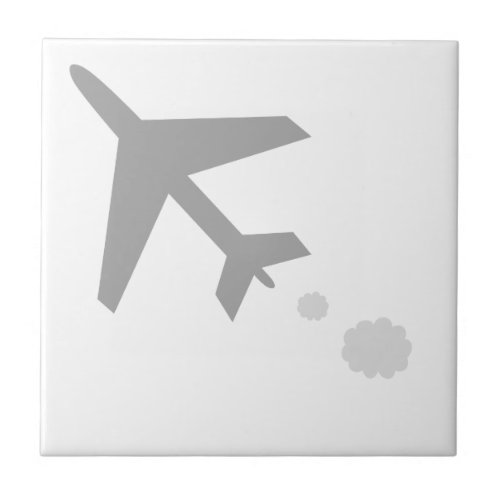 anything airplane plane ceramic tile