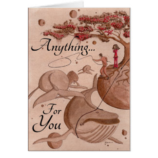 Anything For You - Cherry Blossom -Catching Whales Cards