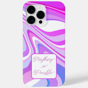 Anything is Possible Quote Purple Inspirivity Case-Mate iPhone 14 Pro Max Case