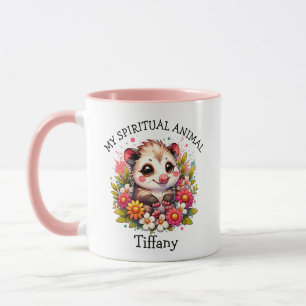 Anything is Possum-ble   Personalized Pun Mug