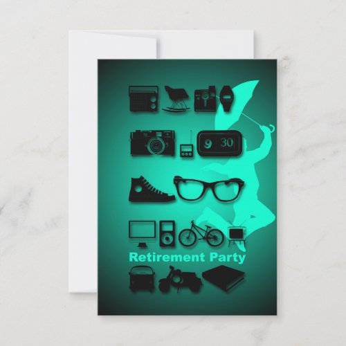 Anything you like Original Retirement Party Invite