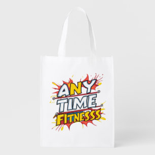  Anytime fitness - funny fitness quotes Grocery Bag