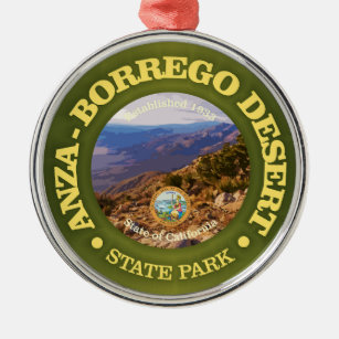 Anza-Borrego Desert SP Metal Ornament