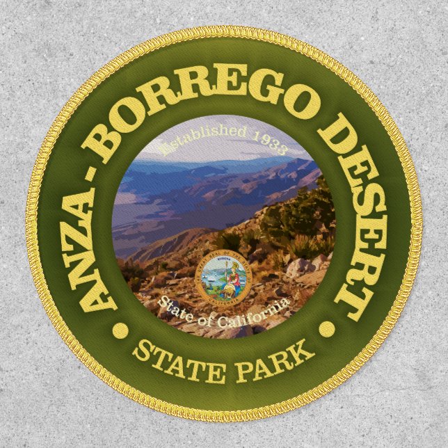 Anza-Borrego Desert SP Patch (Front)