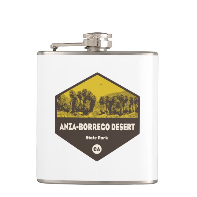 Anza-Borrego Desert State Park California Flask (Front)