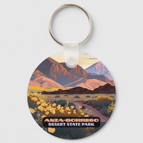 Anza Borrego Desert State Park California  Keychain