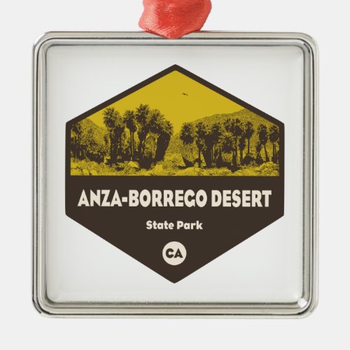 Anza_Borrego Desert State Park California Metal Ornament
