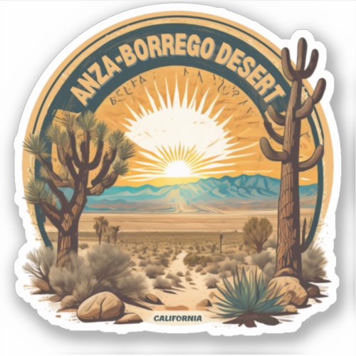 Anza_Borrego Desert State Park California Sticker