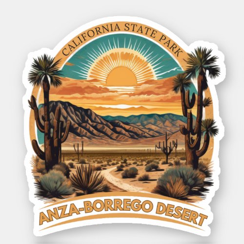 Anza_Borrego Desert State Park California Sticker