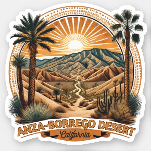 Anza_Borrego Desert State Park California Sticker