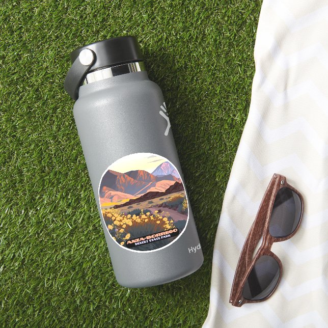 Anza Borrego Desert State Park California Sticker (HydroFlask Insitu)