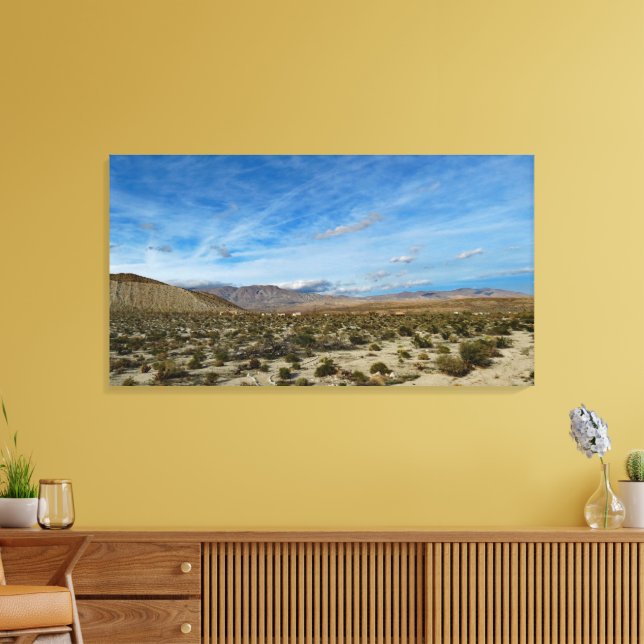 Anza Borrego Desert State Park  Canvas Print (Insitu(LivingRoom))