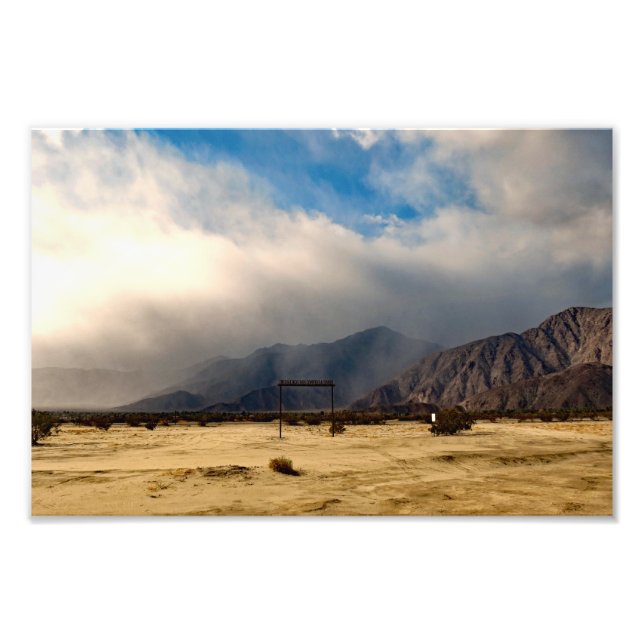 Anza Borrego Desert State Park Photo Print (Front)
