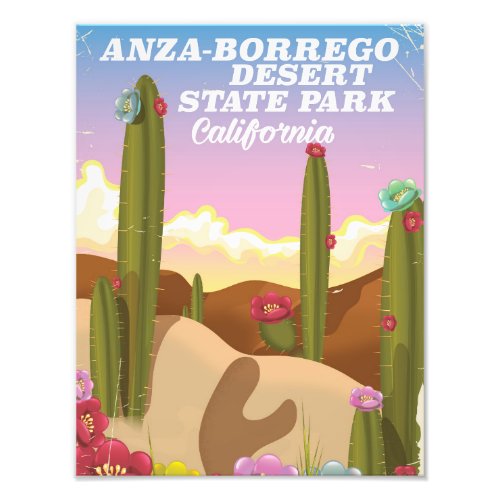 Anza_Borrego Desert State Park travel poster