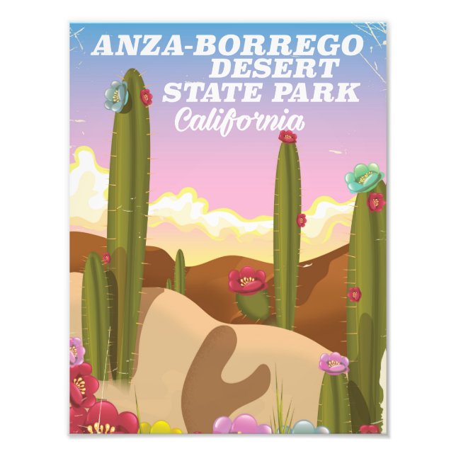 Anza-Borrego Desert State Park travel poster (Front)