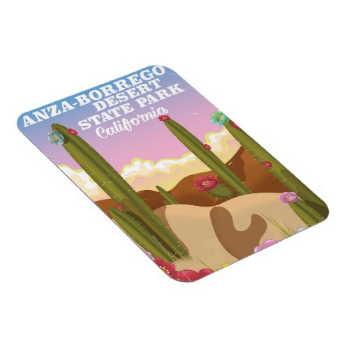 Anza_Borrego Desert State Park travel poster Magnet