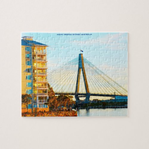 Anzac Bridge Sydney Australia Jigsaw Puzzle