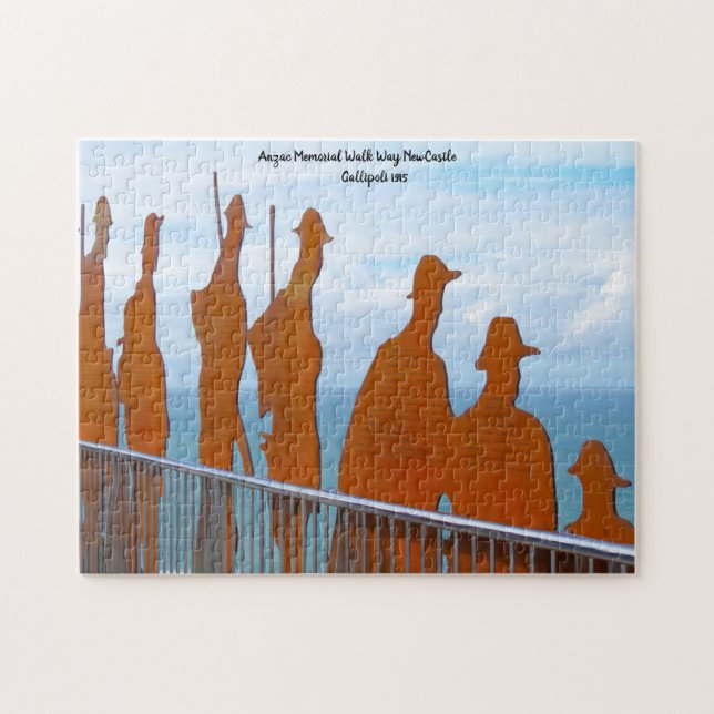 Anzac Walk Way Memorial Newcastle New Zealand Jigs Jigsaw Puzzle (Horizontal)