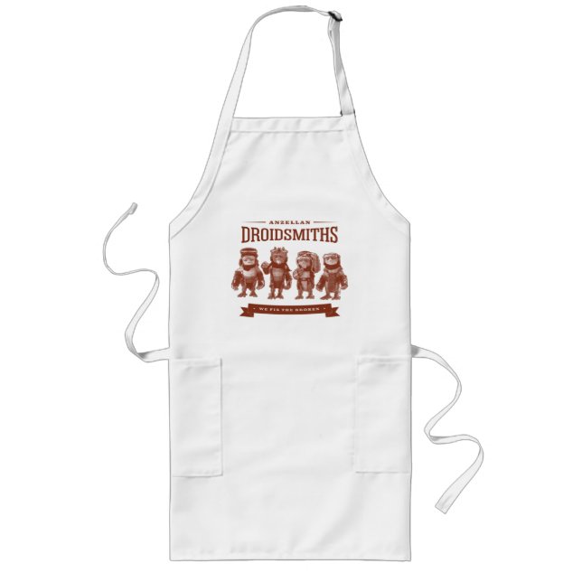 Anzellan Droidsmiths - We Fix The Broken Long Apron (Front)