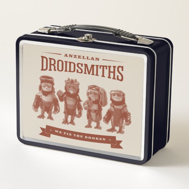 Anzellan Droidsmiths - We Fix The Broken Metal Lunch Box (Front)