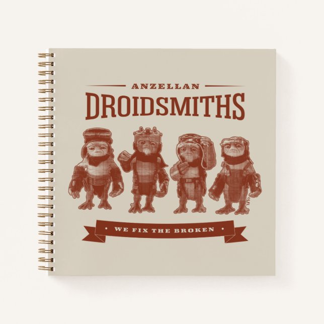 Anzellan Droidsmiths - We Fix The Broken Notebook (Front)