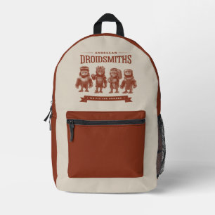 Anzellan Droidsmiths - We Fix The Broken Printed Backpack