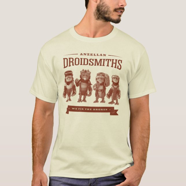 Anzellan Droidsmiths - We Fix The Broken T-Shirt (Front)