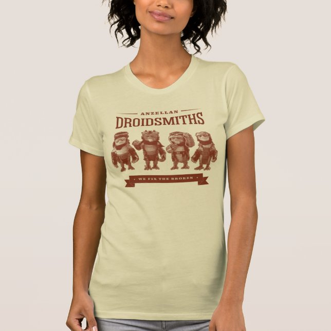 Anzellan Droidsmiths - We Fix The Broken T-Shirt (Front)