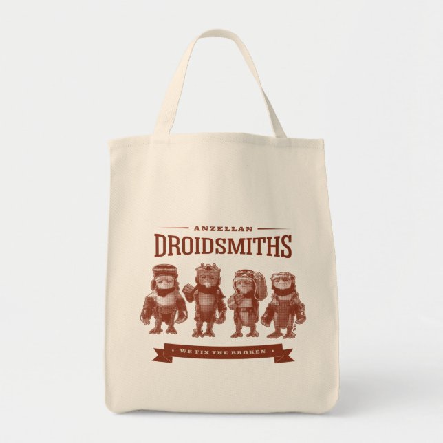 Anzellan Droidsmiths - We Fix The Broken Tote Bag (Front)