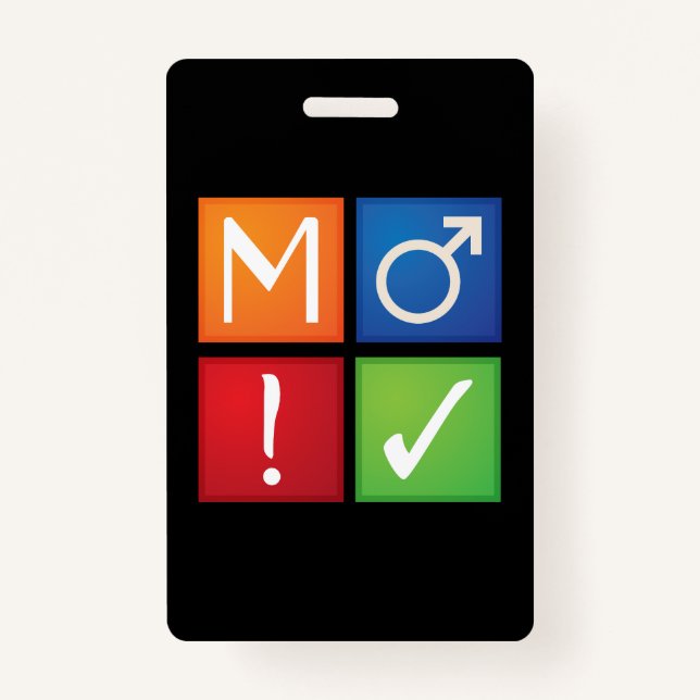 ao3 badge icon ID pvc card (Front)