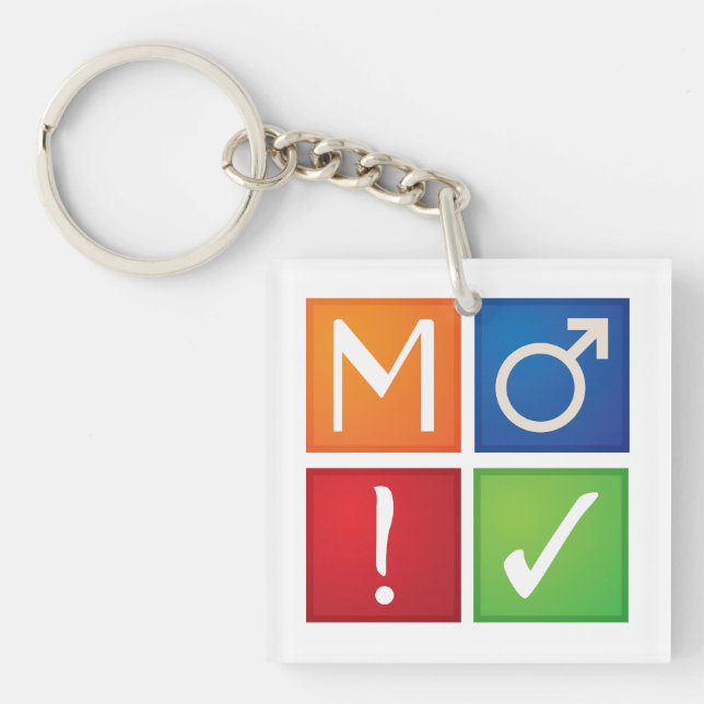 ao3 badge icon keychain (Front)