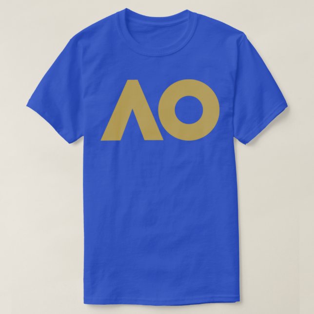 ao gold australian open t T T-Shirt (Design Front)