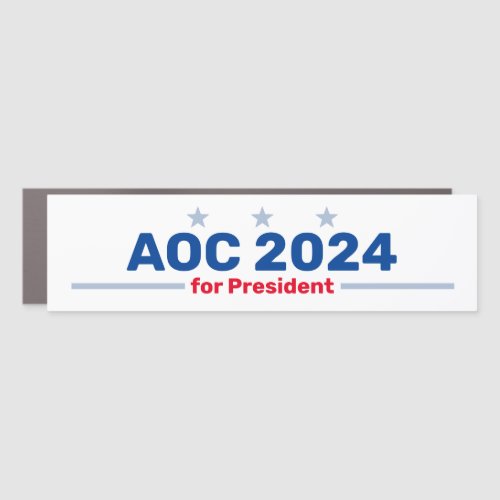 AOC 2024 bumper magnet