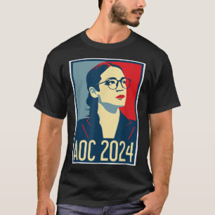 Aoc 2024 President Boho 80s Vintage T-Shirt