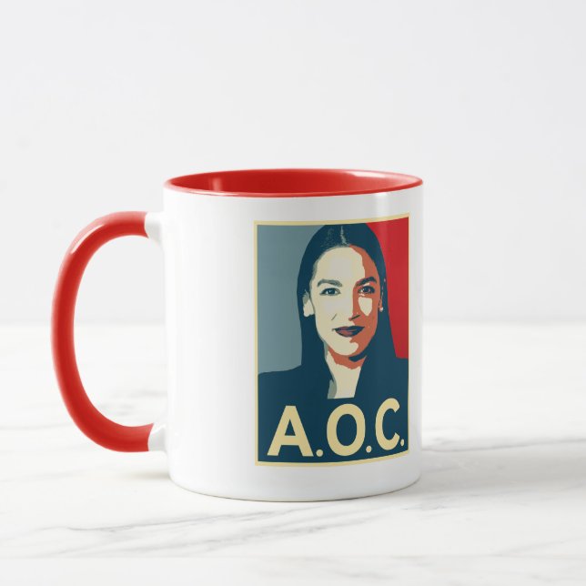 AOC 2024 Propaganda Mug (Left)