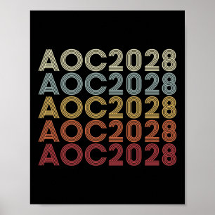 Aoc 2028 A.o.c. 2028 For President Aoc 28 Election Poster