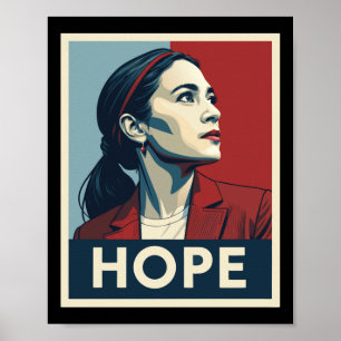 Aoc Alexandria Ocasio Cortez 2028 For President - Poster