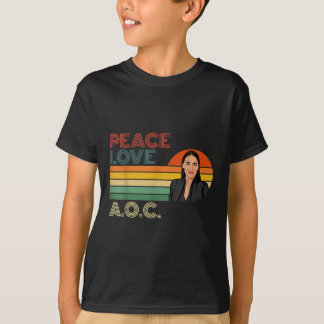 Aoc Alexandria Ocasio-cortez First Female Presiden T-Shirt