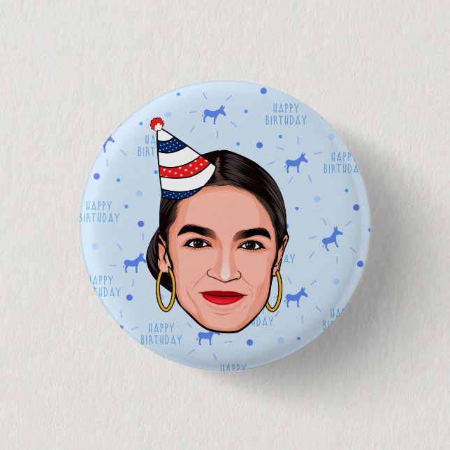 AOC BIRTHDAY BUTTON (Front)
