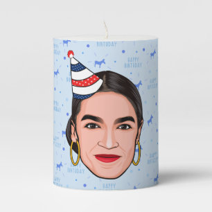 AOC BIRTHDAY PILLAR CANDLE