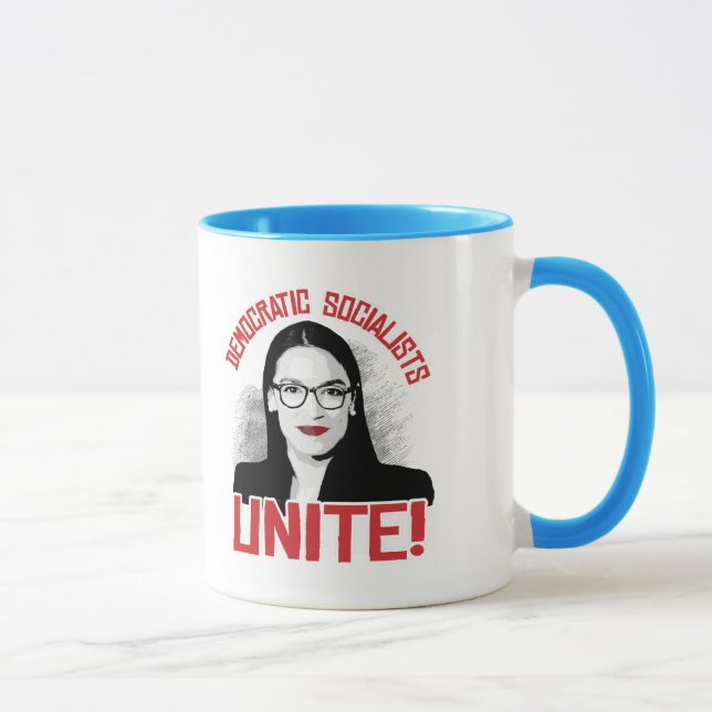 AOC - Democratic Socialists Unite Mug (Right)
